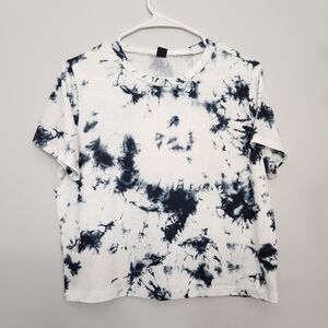 3 for $15 Joress White Black Tie Dye Tshirt Large